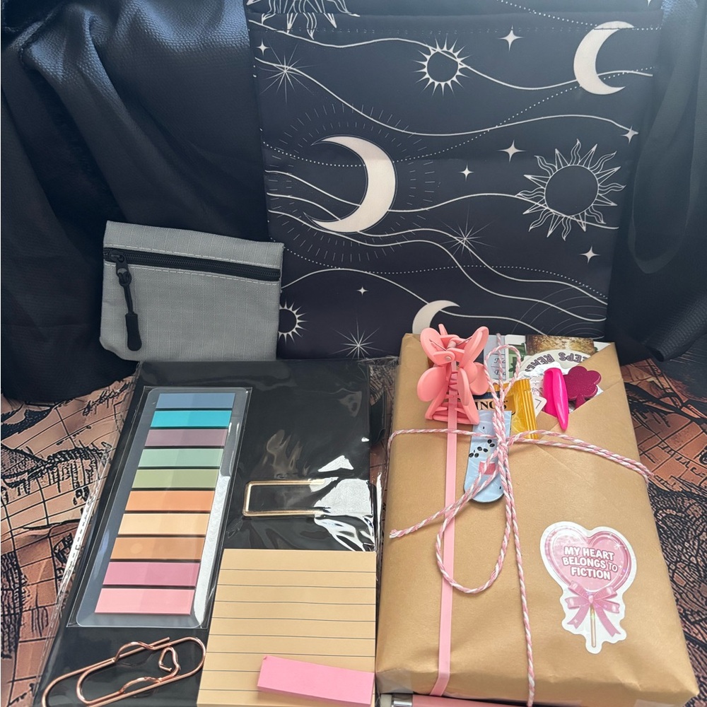 Celestial Themed Blind Date With A Book Modern Romance, Journal and Book Sleeve